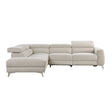 Bienvenue Beige 2-Piece Power Sectional with Right Chaise by Homelegance at Eve Furniture