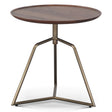 Bijou 19" Side Table in Walnut by Home Trends & Design at Eve Furniture