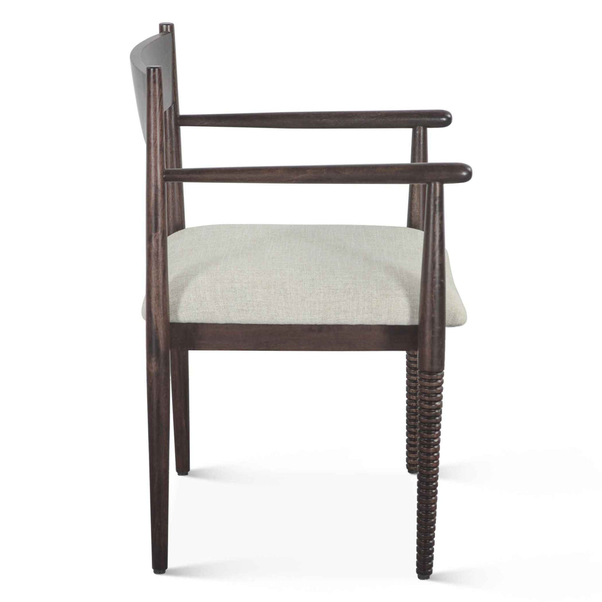 Bijou 22" Upholstered Dining Chair in Dark Sienna by Home Trends & Design at Eve Furniture