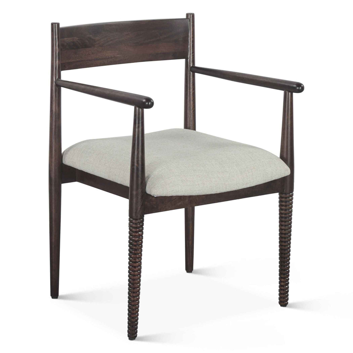 Bijou 22" Upholstered Dining Chair in Dark Sienna by Home Trends & Design at Eve Furniture