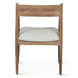 Bijou 22" Upholstered Dining Chair in Natural Brown by Home Trends & Design at Eve Furniture