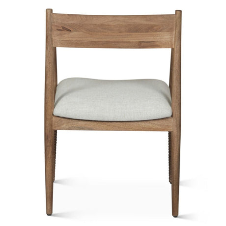 Bijou 22" Upholstered Dining Chair in Natural Brown by Home Trends & Design at Eve Furniture