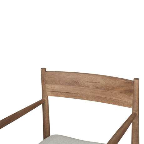 Bijou 22" Upholstered Dining Chair in Natural Brown by Home Trends & Design at Eve Furniture