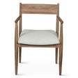 Bijou 22" Upholstered Dining Chair in Natural Brown by Home Trends & Design at Eve Furniture