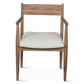 Bijou 22" Upholstered Dining Chair in Natural Brown by Home Trends & Design at Eve Furniture