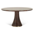 Bijou 54" Round Dining Table in Dark Sienna by Eve Furniture at Eve Furniture