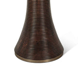 Bijou 54" Round Dining Table in Dark Sienna by Home Trends & Design at Eve Furniture