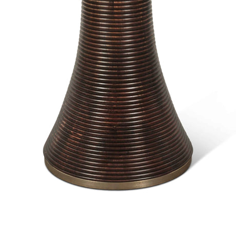 Bijou 54" Round Dining Table in Dark Sienna by Home Trends & Design at Eve Furniture