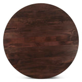 Bijou 54" Round Dining Table in Dark Sienna by Home Trends & Design at Eve Furniture