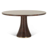 Bijou 54" Round Dining Table in Dark Sienna by Home Trends & Design at Eve Furniture