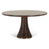 Bijou 54" Round Dining Table in Dark Sienna by Home Trends & Design at Eve Furniture