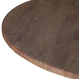 Bijou 54" Round Dining Table in Natural Brown by Home Trends & Design at Eve Furniture