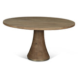 Bijou 54" Round Dining Table in Natural Brown by Home Trends & Design at Eve Furniture