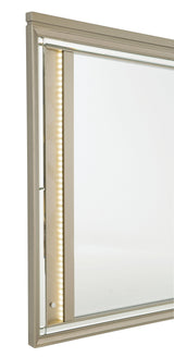 Bijou Champagne Mirror (Mirror Only) by Homelegance at Eve Furniture