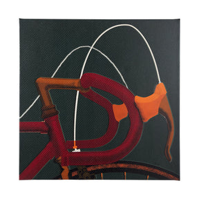 Bike Handle Green by Alarm a Hand Embellished Textured Canvas by Mercana at Eve Furniture