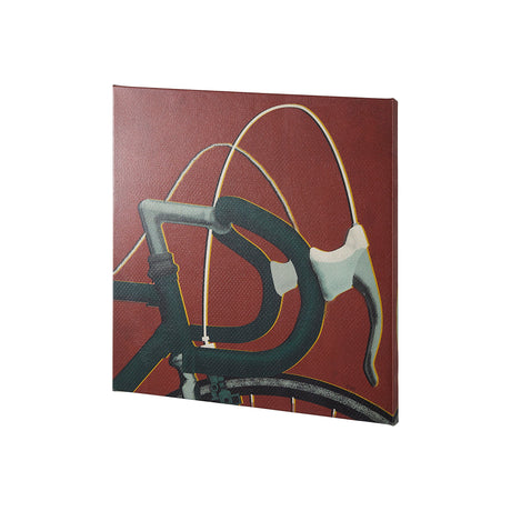 Bike Handle Orange by Alarm a Hand Embellished Textured Canvas by Mercana at Eve Furniture