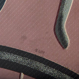 Bike Handle Pink by Alarm a Hand Embellished Textured Canvas by Mercana at Eve Furniture