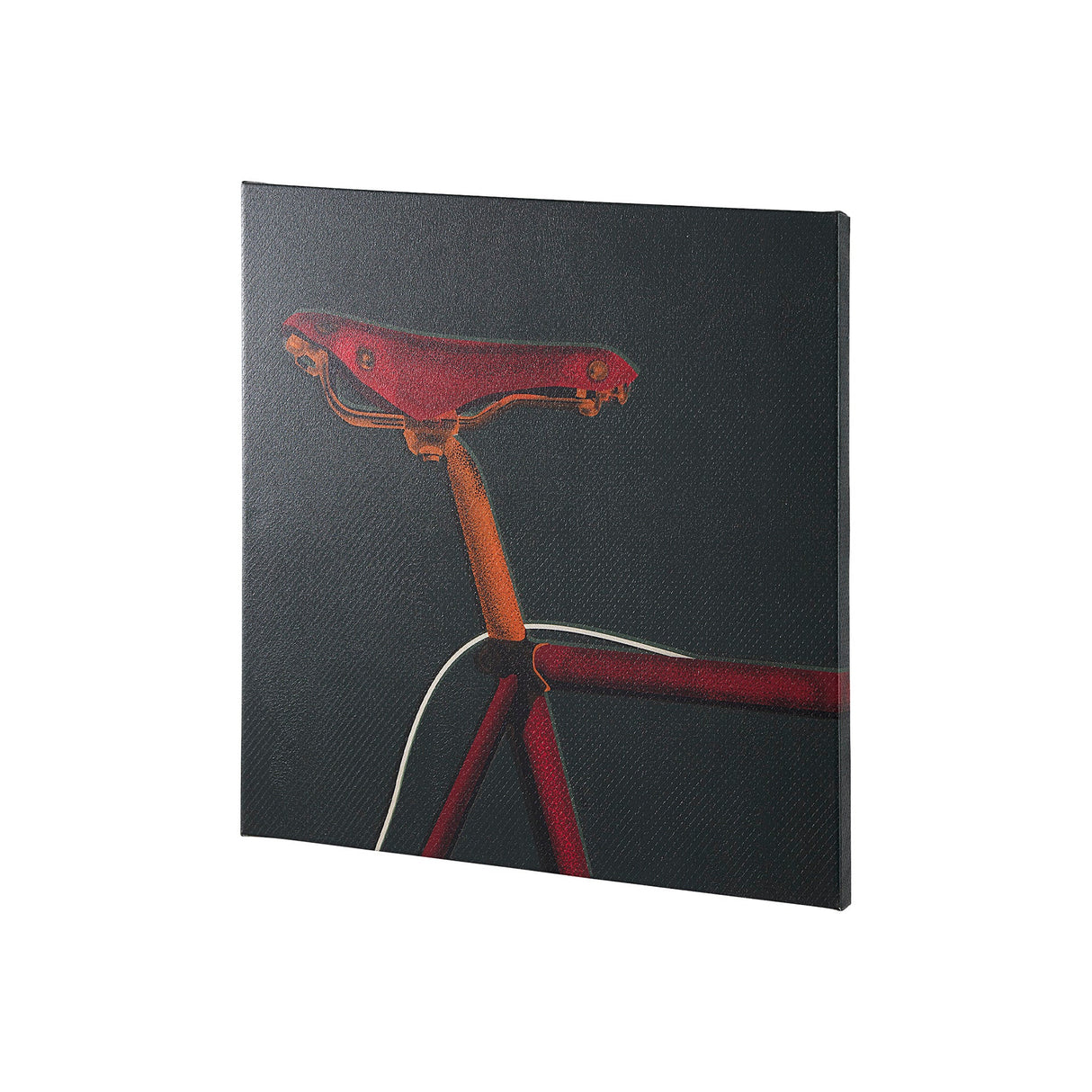 Bike Saddle Green by Alarm a Hand Embellished Textured Canvas by Mercana at Eve Furniture