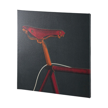 Bike Saddle Green by Alarm a Hand Embellished Textured Canvas by Mercana at Eve Furniture