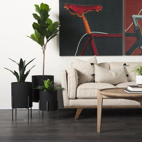 Bike Saddle Green by Alarm a Hand Embellished Textured Canvas by Mercana at Eve Furniture