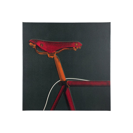 Bike Saddle Green by Alarm a Hand Embellished Textured Canvas by Mercana at Eve Furniture