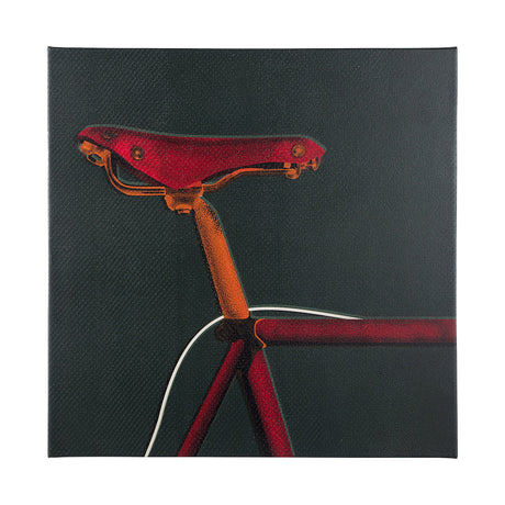 Bike Saddle Green by Alarm a Hand Embellished Textured Canvas by Mercana at Eve Furniture