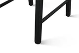 Bilboa 18" Upholstered Dining Chair in Distressed Black, Set of 2 by Home Trends & Design at Eve Furniture