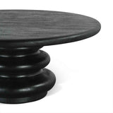 Bilboa 36" Coffee Table in Distressed Black by Home Trends & Design at Eve Furniture