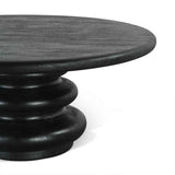 Bilboa 36" Coffee Table in Distressed Black by Home Trends & Design at Eve Furniture