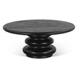 Bilboa 36" Coffee Table in Distressed Black by Home Trends & Design at Eve Furniture