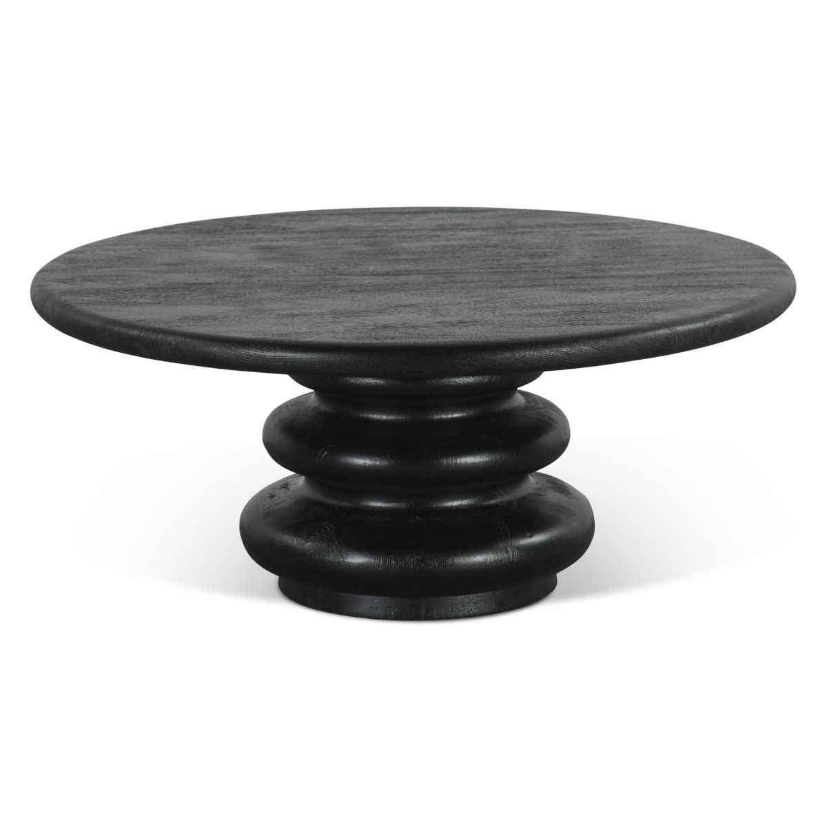 Bilboa 36" Coffee Table in Distressed Black by Home Trends & Design at Eve Furniture