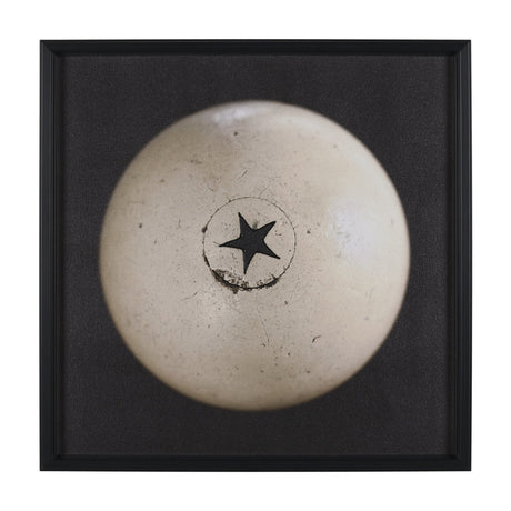 Billiard II Cue Ball by Chris Dunker a Hand Embelished Textured Framed Art Decograph Print by Mercana at Eve Furniture