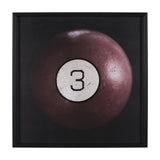 Billiard IV 3 Ball by Chris Dunker a Hand Embelished Textured Framed Art Decograph Print by Mercana at Eve Furniture