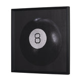 Billiard V 8 Ball by Chris Dunker a Hand Embellished Framed Art Decograph Print by Mercana at Eve Furniture