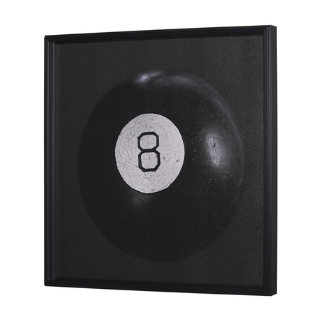 Billiard V 8 Ball by Chris Dunker a Hand Embellished Framed Art Decograph Print by Mercana at Eve Furniture