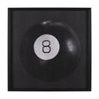 Billiard V 8 Ball by Chris Dunker a Hand Embellished Framed Art Decograph Print by Mercana at Eve Furniture