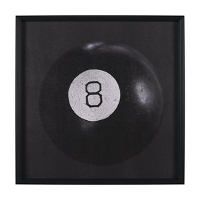 Billiard V 8 Ball by Chris Dunker a Hand Embellished Framed Art Decograph Print by Mercana at Eve Furniture