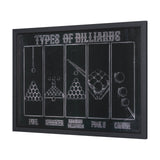 Billiards by Mercana Studio a Hand Embelished Textured Framed Art Print by Mercana at Eve Furniture