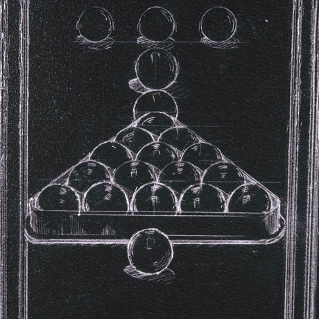 Billiards by Mercana Studio a Hand Embelished Textured Framed Art Print by Mercana at Eve Furniture
