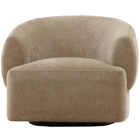 Billie Swivel Chair, Sand by Dovetail at Eve Furniture