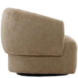 Billie Swivel Chair, Sand by Dovetail at Eve Furniture