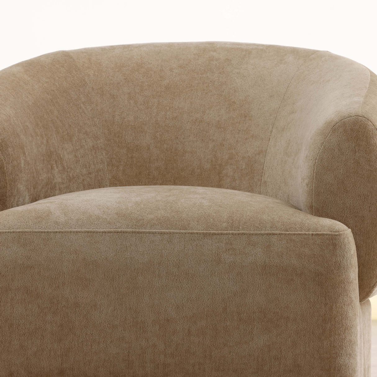 Billie Swivel Chair, Sand by Dovetail at Eve Furniture