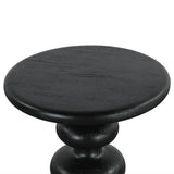Biloba 18" Side Table in Distressed Black by Home Trends & Design at Eve Furniture