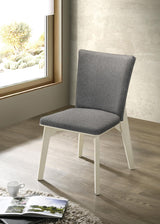 Biloxi Gray Dining Side Chair, Set of 2 by Coaster at Eve Furniture