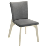 Biloxi Gray Dining Side Chair, Set of 2 by Coaster at Eve Furniture