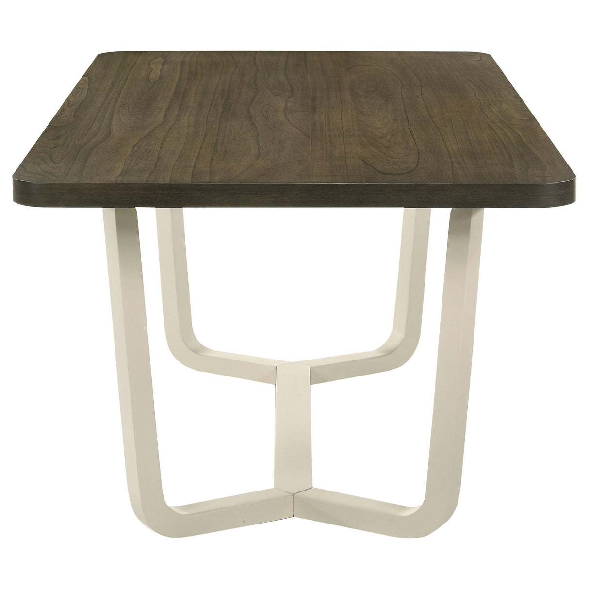 Biloxi Grayish Brown Rectangular Wood Dining Table by Coaster at Eve Furniture