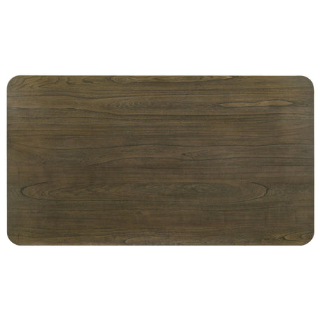 Biloxi Grayish Brown Rectangular Wood Dining Table by Coaster at Eve Furniture
