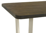 Biloxi Grayish Brown Rectangular Wood Dining Table by Coaster at Eve Furniture