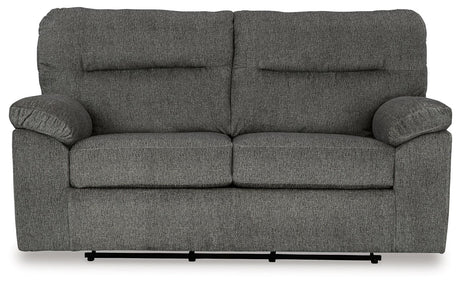 Bindura Mineral Glider Loveseat by Ashley at Eve Furniture