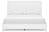 Binterglen White California King Panel Bed by Ashley at Eve Furniture